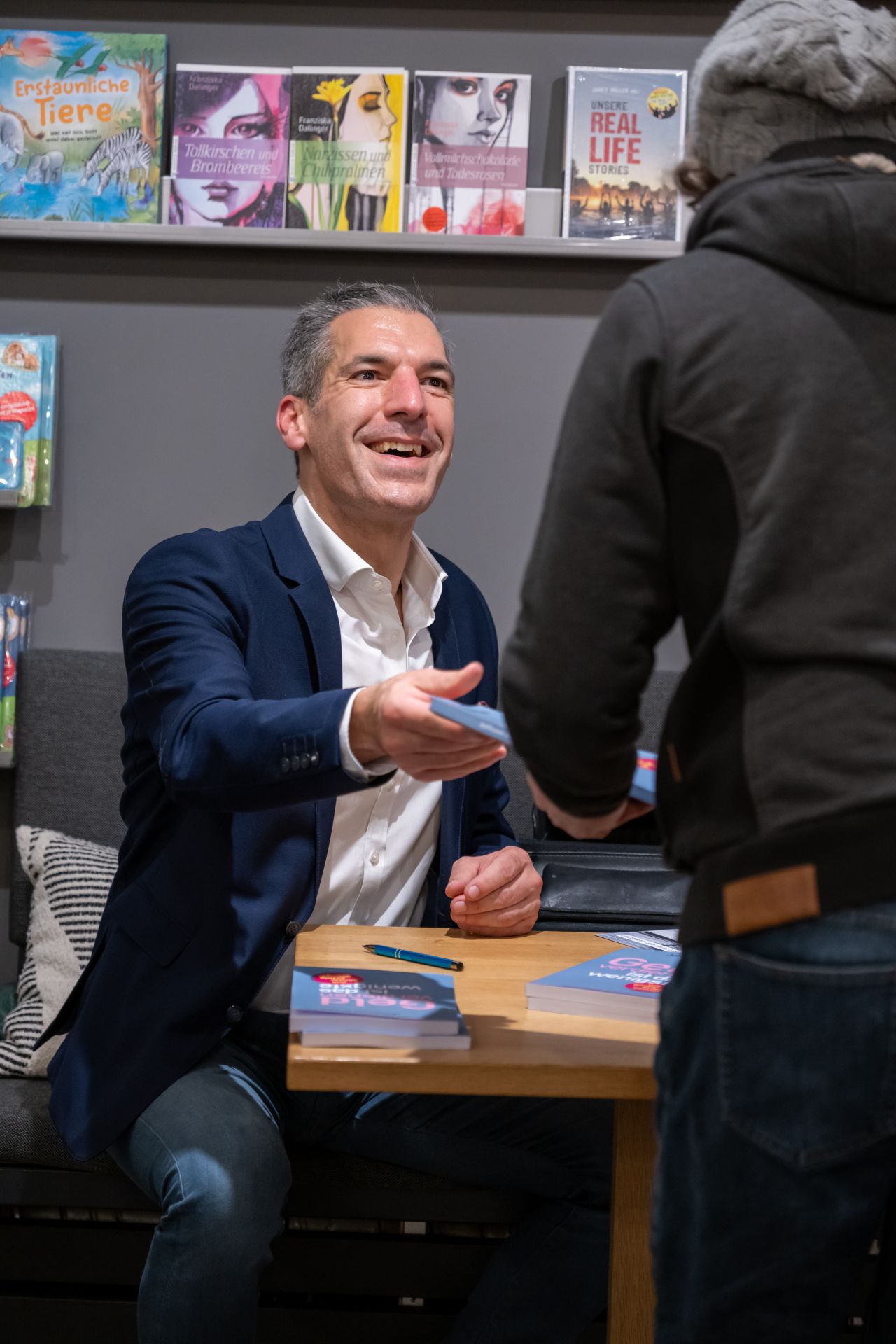 Johanness Grassl im Cafe Schorndorf