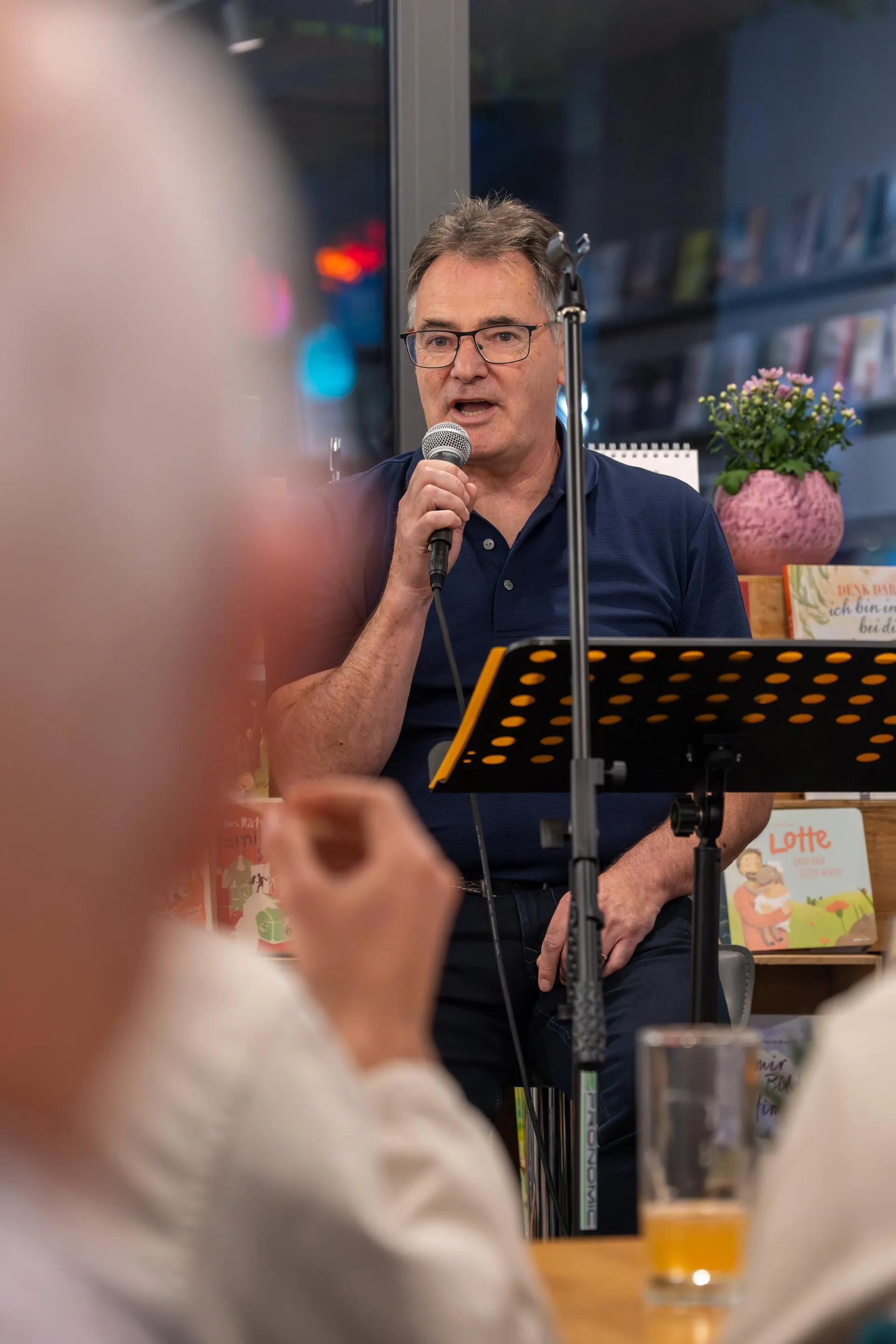 Helmut Seidel & Andreas Bauer  mit Ihrem Buch "Erfolg macht glücklich?" im Café WEST