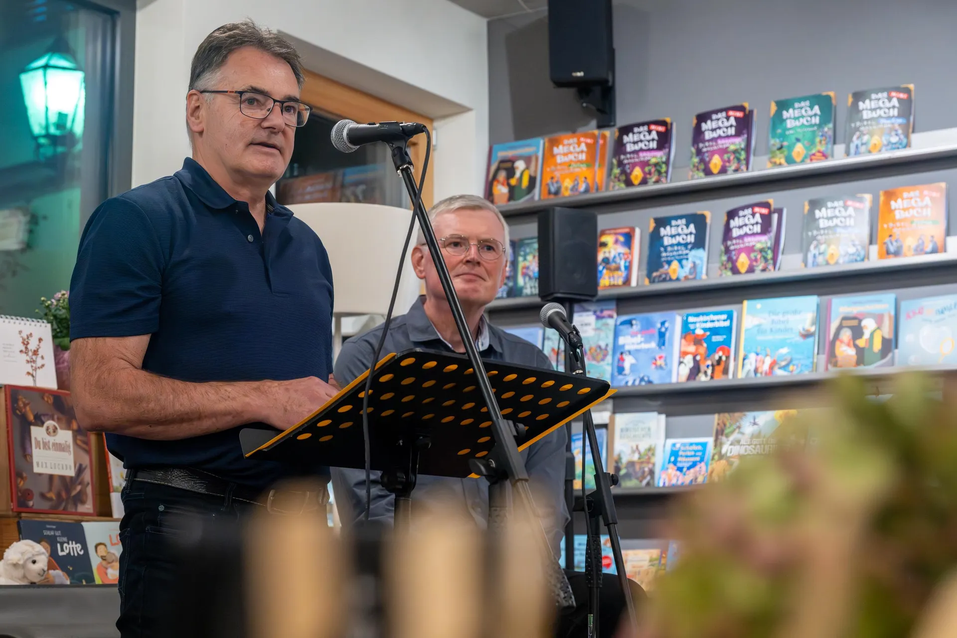Helmut Seidel & Andreas Bauer  mit Ihrem Buch "Erfolg macht glücklich?" im Café WEST