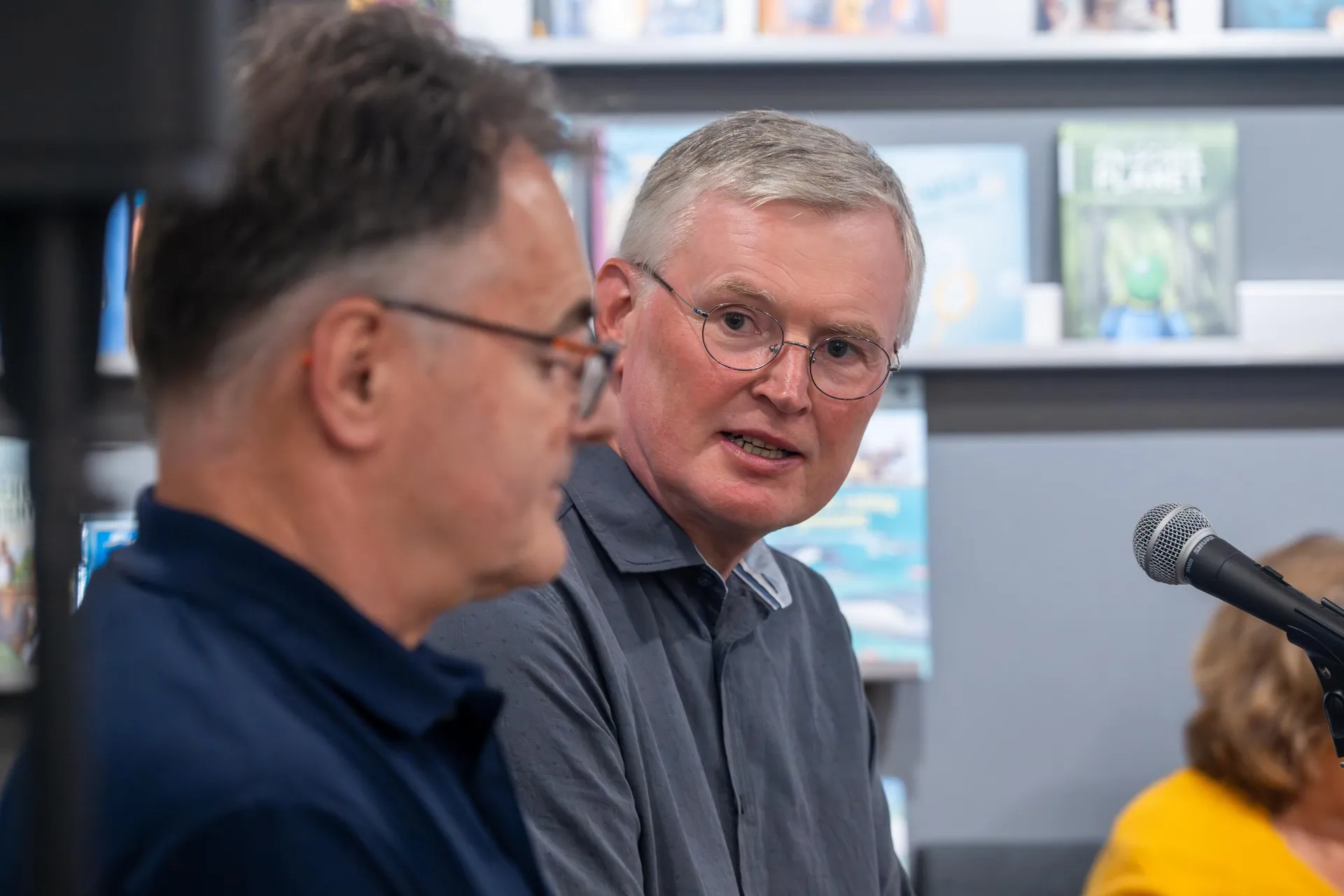 Helmut Seidel & Andreas Bauer  mit Ihrem Buch "Erfolg macht glücklich?" im Café WEST